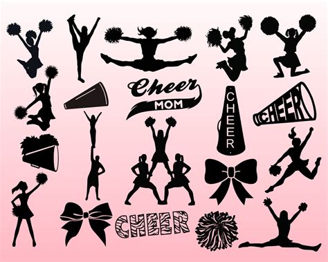 free cheerleader svg